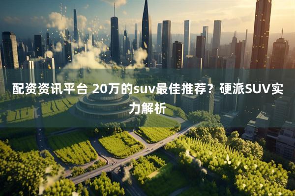配资资讯平台 20万的suv最佳推荐？硬派SUV实力解析